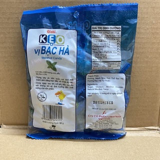 [90g][Vị Bạc Hà] Túi Kẹo Oishi