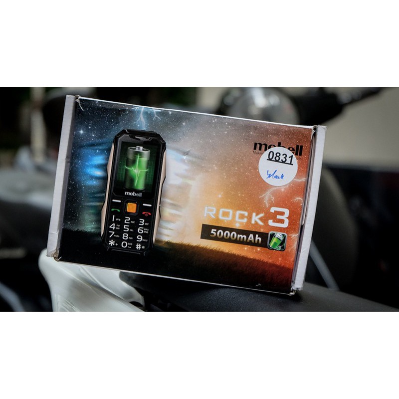 Điện thoại Mobell Rock 3 loa to sạc pin cho máy khác | BigBuy360 - bigbuy360.vn