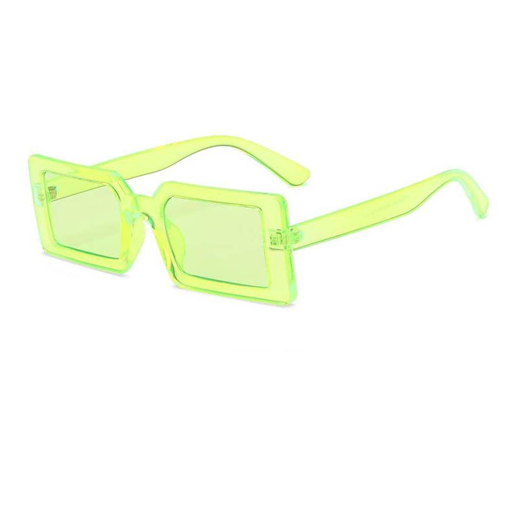 Kính Mát Gọng Vuông Họa Tiết Da Báo Phong Cách Punk Hip Hop Thời Trang Cho Nữ