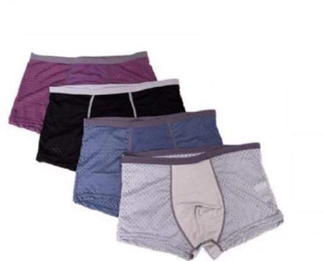Set 1 hộp 4 chiếc quần sịp nam thông hơi men's cao cấp