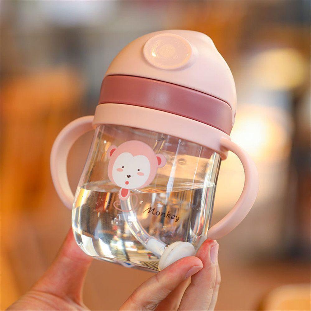 KUNHEV Bình Uống Nước Chống Tràn Họa Tiết Hoạt Hình Dễ Thương Cho Các Bé