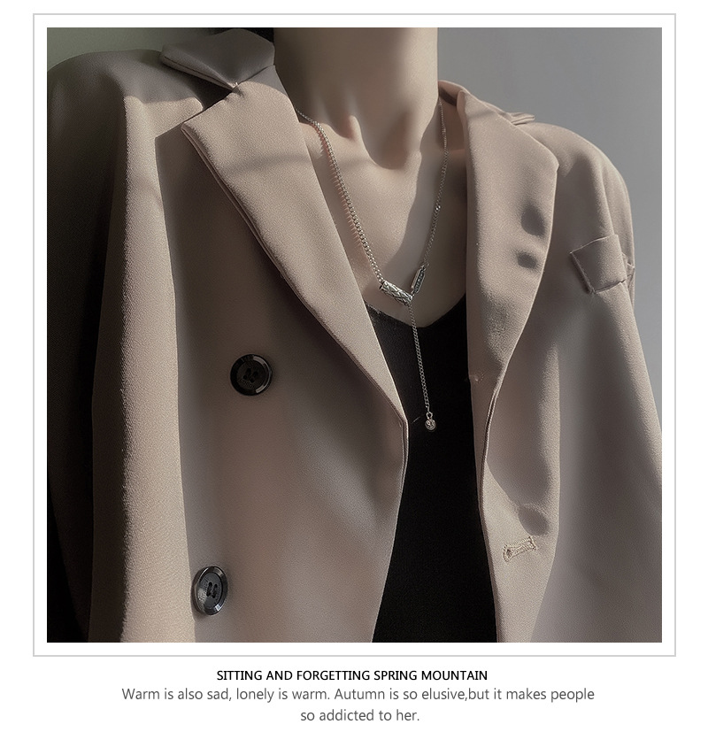 Dây Chuyền Thép Titan Mặt Hình Mặt Cười Thời Trang Thu Đông Dành Cho Nữ 22764