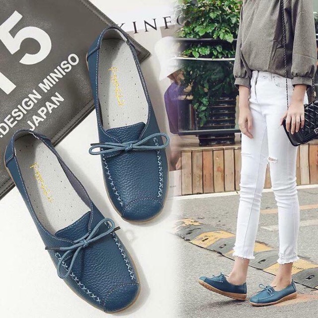 Giày lười nữ, giày da mùa hè | BigBuy360 - bigbuy360.vn