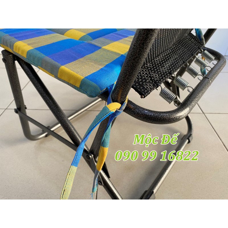 Nệm Ngồi Ghế 40x40x3cm MỘC ĐẾ Đa Năng Có Dây Cột Tiện Dụng