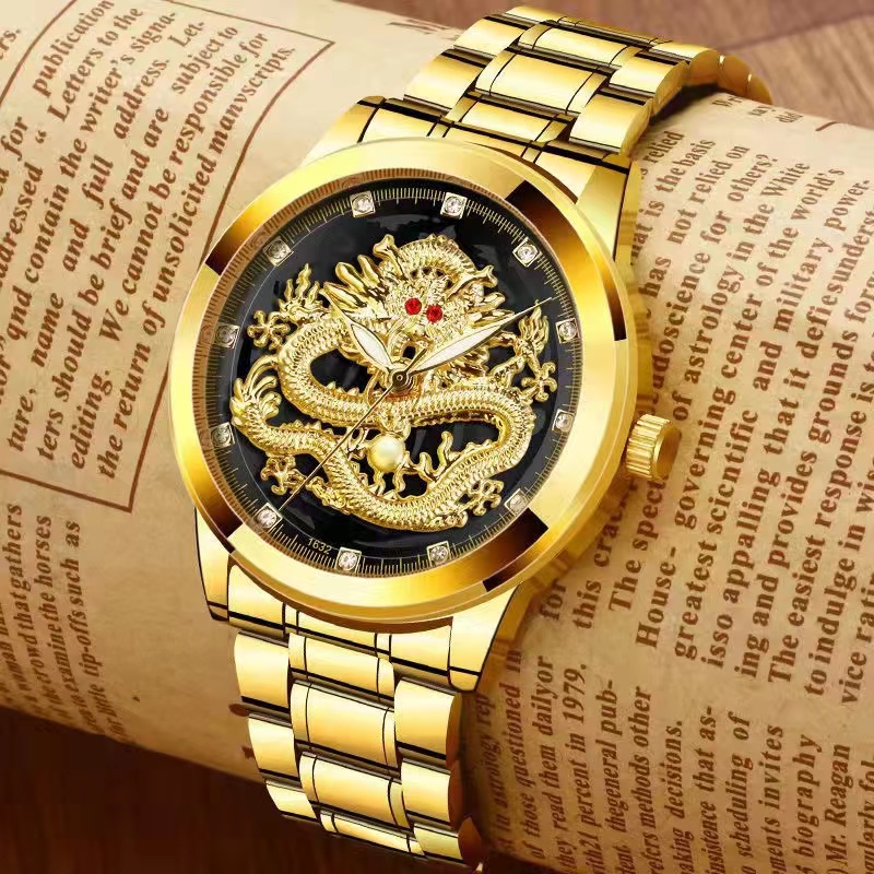 Đồng Hồ Nam Chống Thấm Nước Dây Thép Không Gỉ Sang Trọng