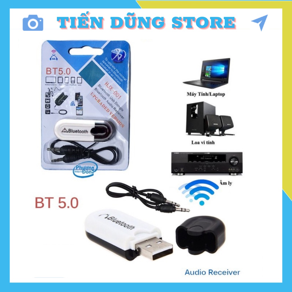 [[New] Bộ Chuyển Đổi Loa Thường Thành Loa Bluetooth 5.0 Hjx-001 Cao Cấp