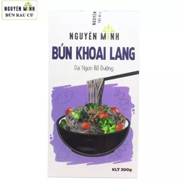 Bún rau củ Nguyên Minh 100% sạch tươi ngon cho bé gói 300g