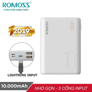 Pin Dự Phong Romoss 10.000mah Chính Hãng BH 12 Tháng