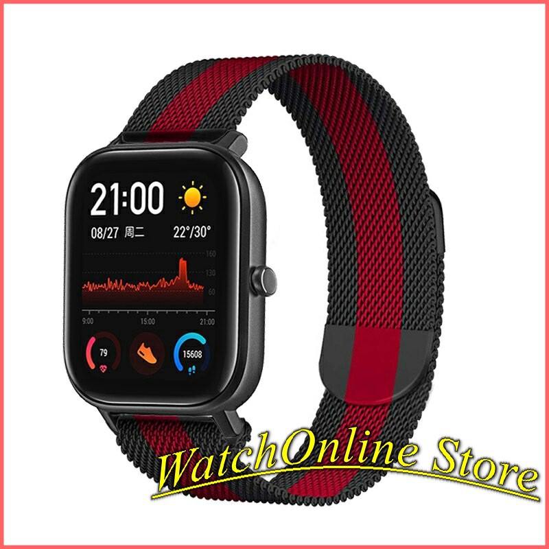 Dây đeo nam châm thay thế dành cho Xiaomi Amazfit GTS / amazfit Bip / Comi P8 / Gtr 42mm