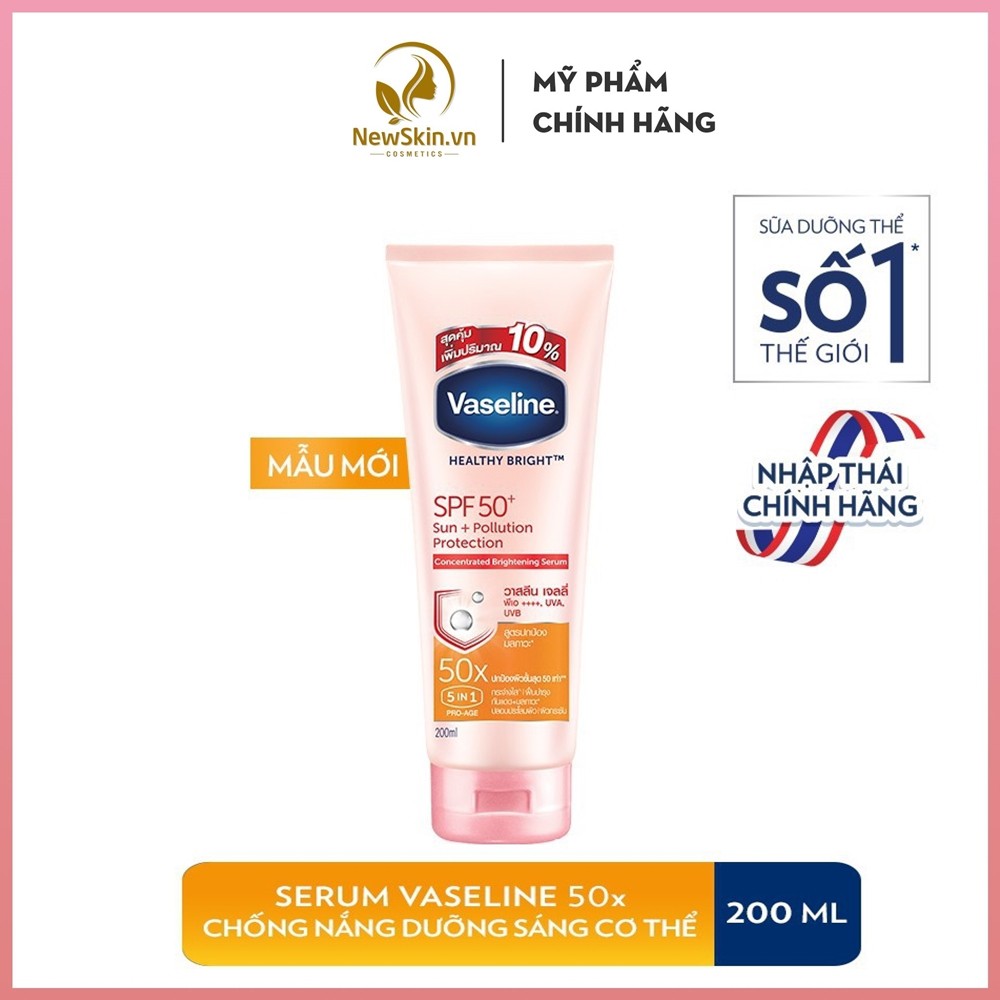 Tinh chất Vaseline Concentrated Bright Serum 200ml