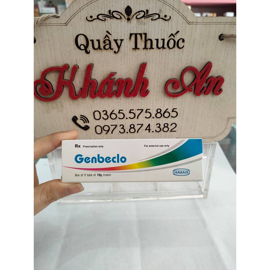 kem bôi ngứa ngoài da, côn trùng đốt GENBECLO