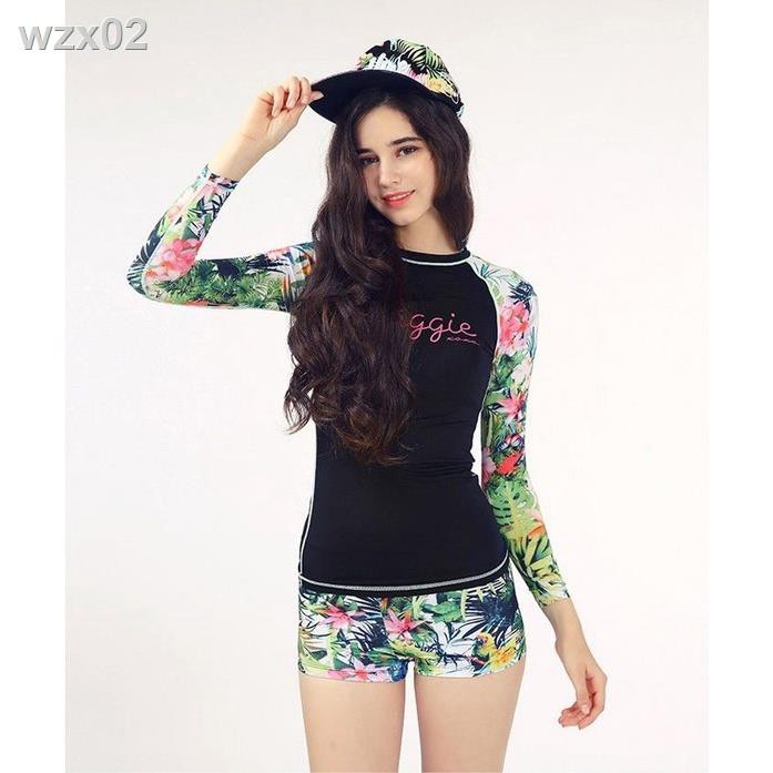 Bộ Đồ Bơi Dài Tay Chống Nắng In Họa Tiết Gợi Cảm Cho Nữ | BigBuy360 - bigbuy360.vn