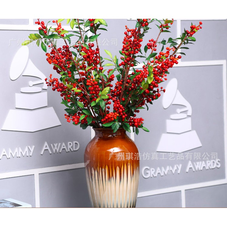 Cành đào đông (cherry) giả cao cấp, trang trí nhà cửa, văn phòng, decor freeship xả kho