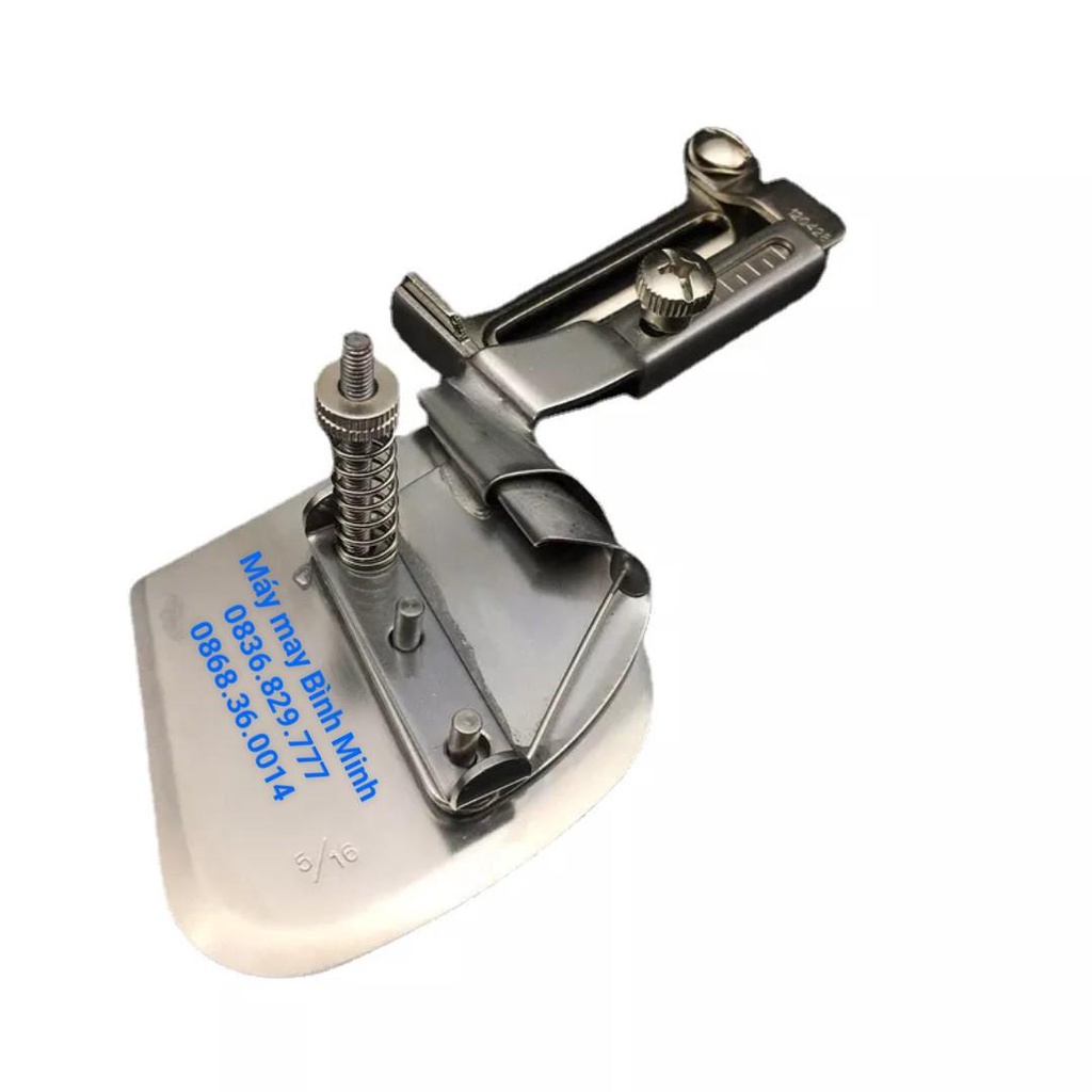 Cữ cuốn lai LUỒN CĂNG CHUN, cữ Tra Chun quần áo, chun ga đệm máy may 1 kim công nghiệp jack , siruba , juki,...