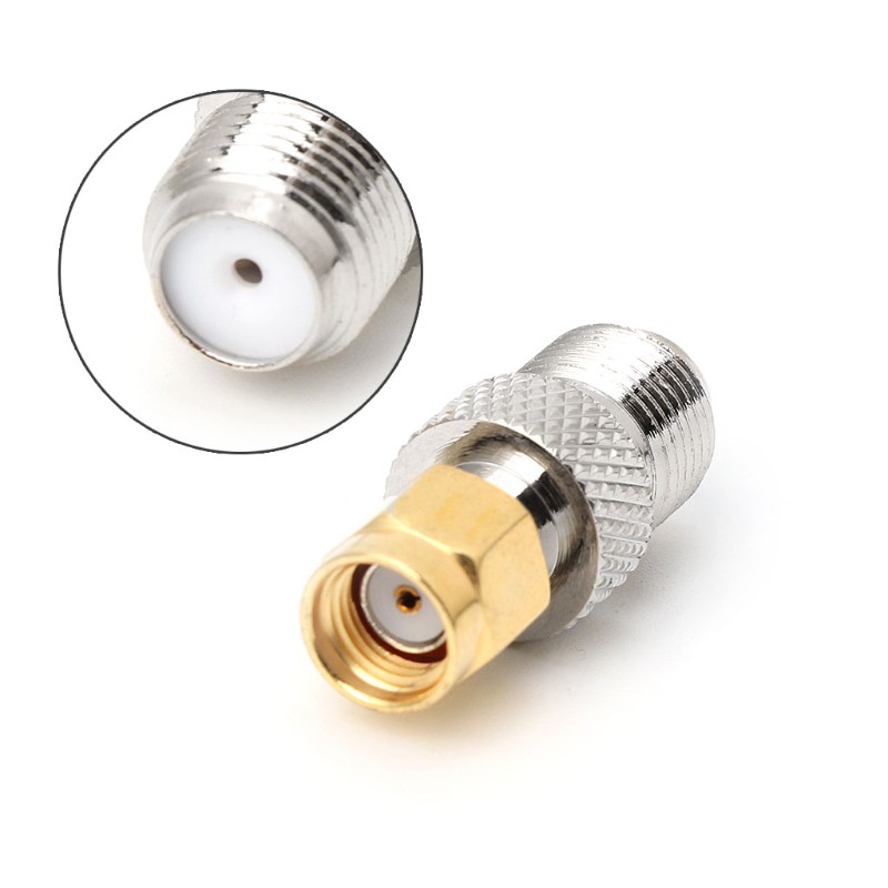 WER F Type Female Jack to SMA Female Socket Straight RF Coax Adapter F to SMA Plug