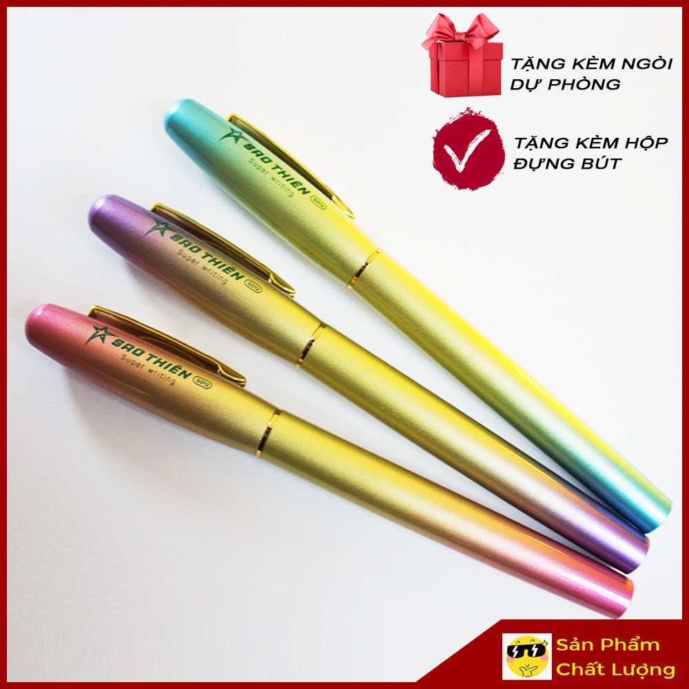 Bút Mực Sao Thiên S012 Ngòi Kim Tinh Êm Trơn, Viết Bài, Luyện Chữ Thanh Đậm, Penpro Bút Mực Chính hãng