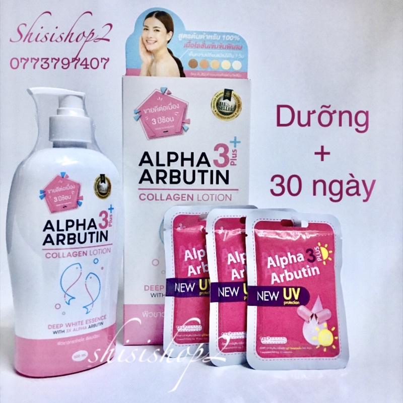 💐Combo dưỡng thể+ kích trắng hoàn hảo Alpha Arbutin