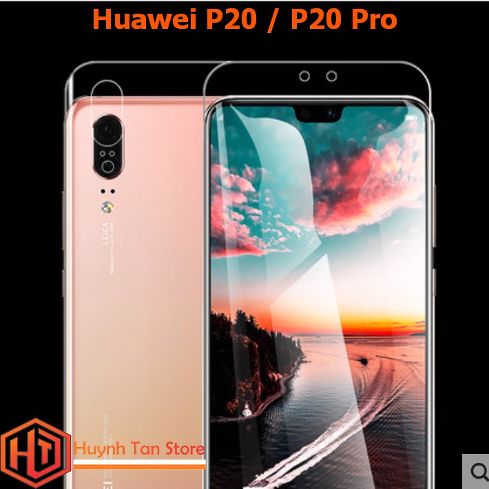 Dán dẻo full màn Huawei P20 / P20 Pro _ Full mặt trước và sau