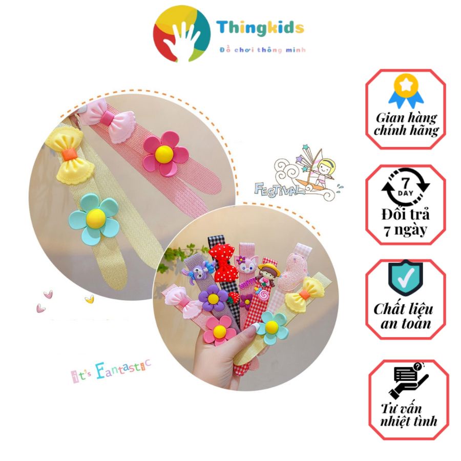 Băng đô dán tóc mái phong cách Hàn Quốc cho bé dài 32cm - Thingkids