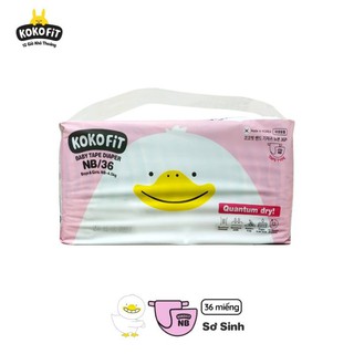 Tã/bỉm dán Kokofit Hàn Quốc size NB36/S34