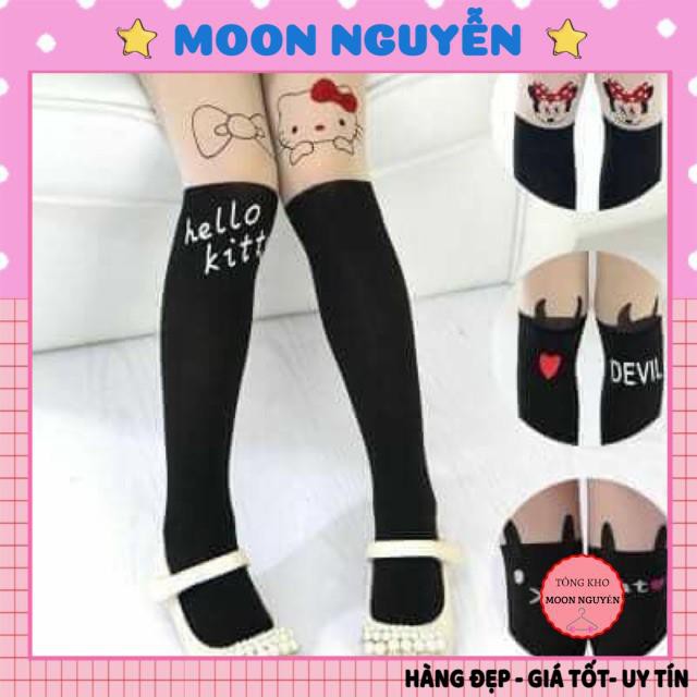 Quần tất giả boots hình đáng yêu cho bé, có size 3-9 tuổi