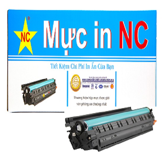 Hộp mực 12A chính hãng NC in đậm, cho HP 1020, 1010, 1012, 1015, 1018, 1022. Là cartridge, catrich, toner máy in