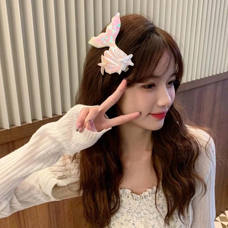 Kẹp Tóc Hình Đuôi Nàng Tiên Cá Dễ Thương Dành Cho Bé Gái