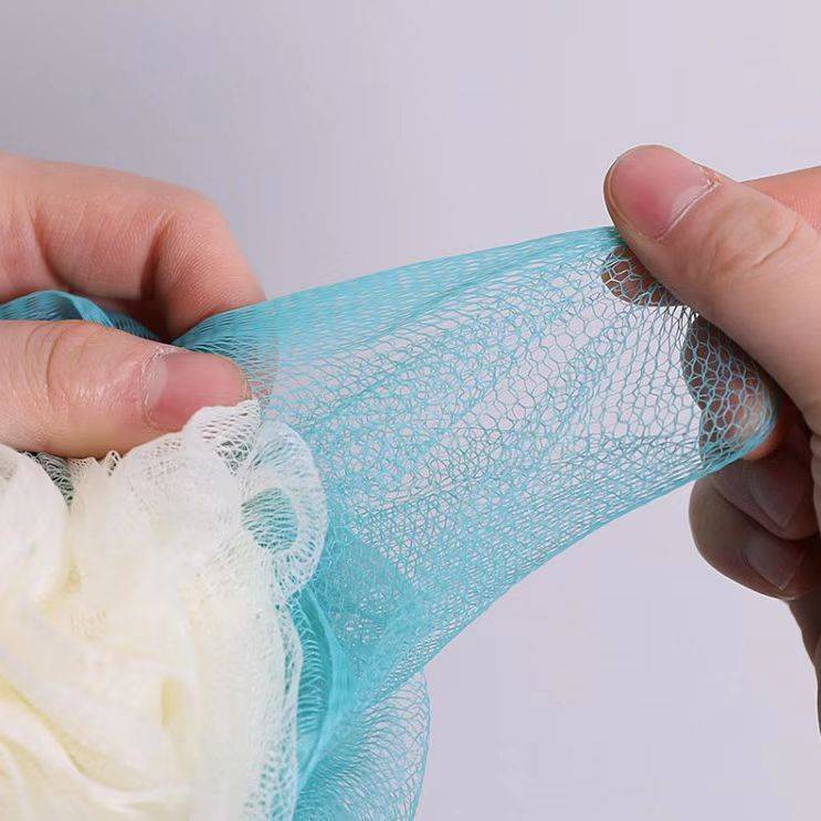 Bông tắm lưới Nylon chà lưng tạo bọt làm sạch cơ thể