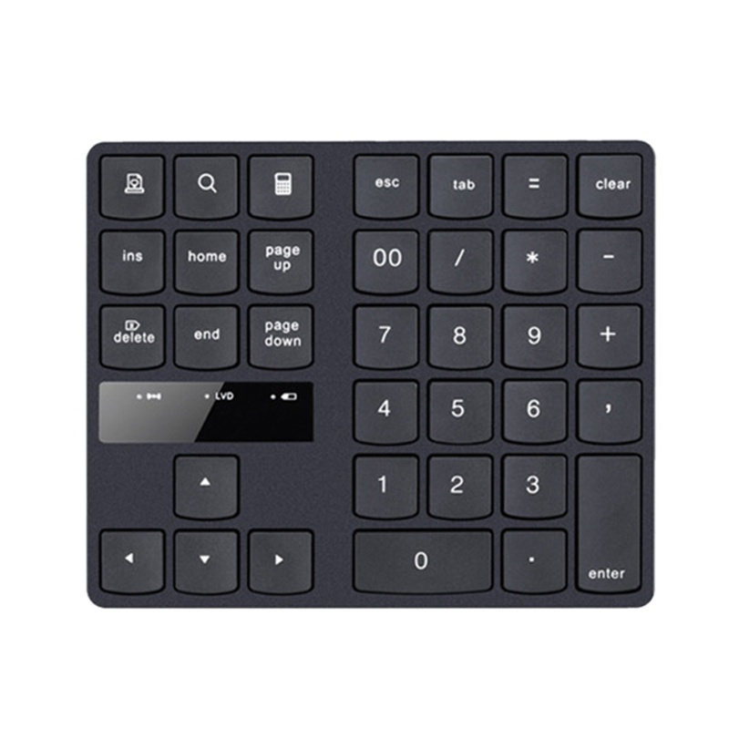 Bàn Phím Số Điện Tử Không Dây 2 4G Di Động Kèm Sạc USB Tiện Dụng Cho Laptop / Du Lịch