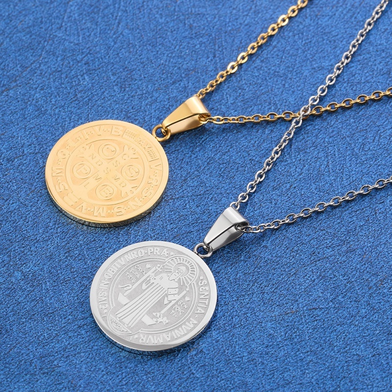 (MớI) Vòng cổ HìNh TháNh Giá BằNg ThéP Không Gỉ