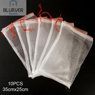 Set 10 Túi Lưới Dây Rút Đựng Thực Phẩm Đa Năng Tiện Dụng
