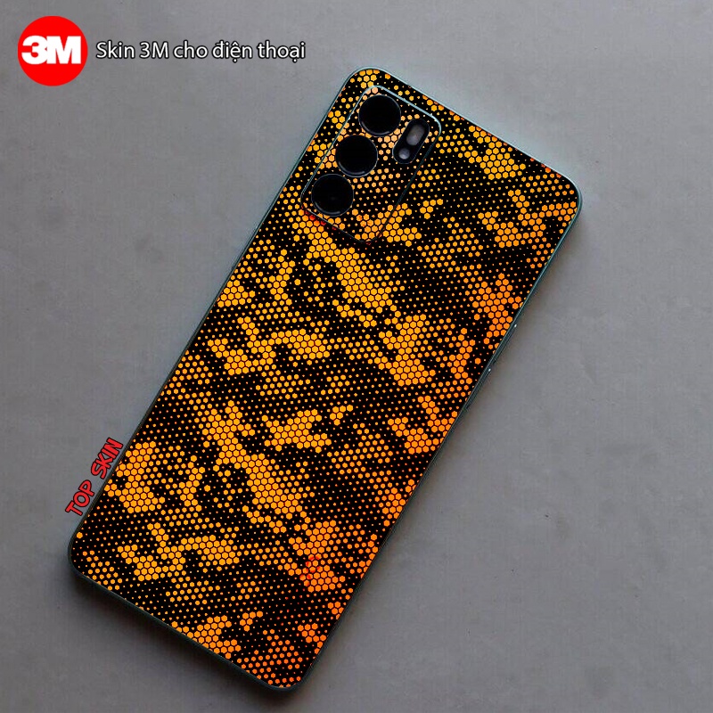 Miếng Dán Skin điện thoại - Skin 3M mẫu mamba cam vân nổi  - Có mẫu cho tất cả các dòng điện thoại...