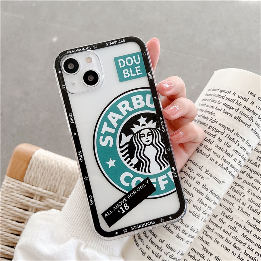 Ốp điện thoại TPU dẻo họa tiết logo Starbucks độc đáo cho IPHONE 13 12 11 PRO MAX XS MAX XR X XS 8 7 PLUS SE 2020