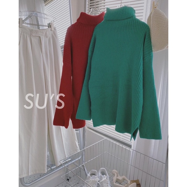 Áo len đũa cổ lọ trơn nhiều màu A2123 SUSTORE