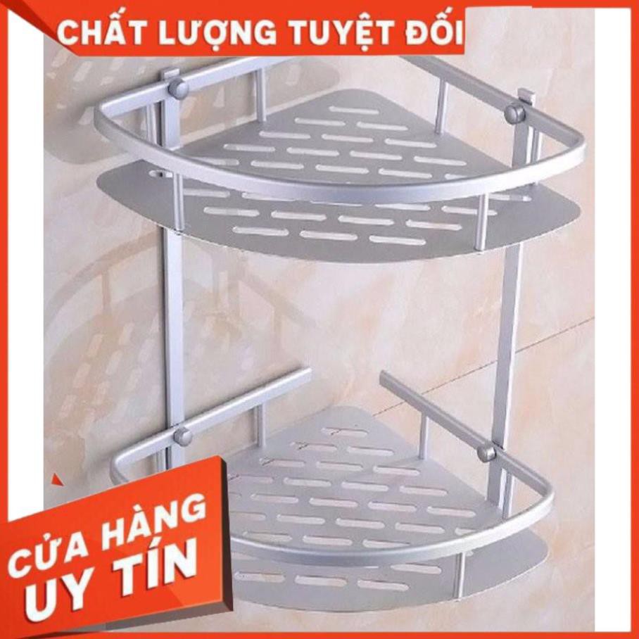 SALE KỆ GÓC/GIÁ ĐỂ ĐỒ ĐA NĂNG 2 TẦNG HỢP KIM NHÔM ZENTO OLO - 938 TREO NHÀ TẮM NHÀ BẾP