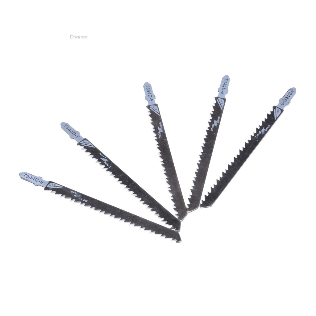 Set 5 Lưỡi Cưa T344D Dài 132mm Dùng Cắt Gỗ Chuyên Dụng