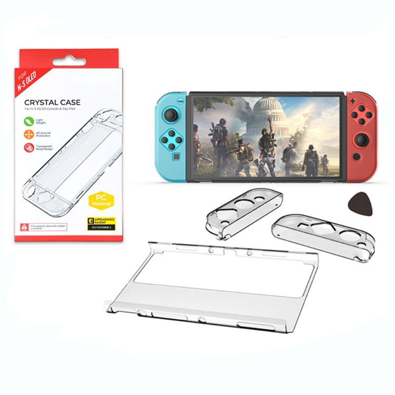 Ốp Bảo Vệ Bằng Silicone Chống Sốc Cho Tay Cầm Chơi Game Switch OLED Trái Phải
