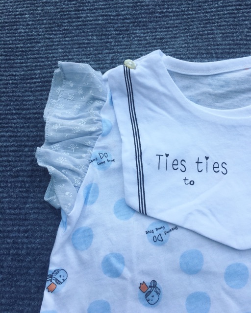 Body bé gái Elala cộc tay