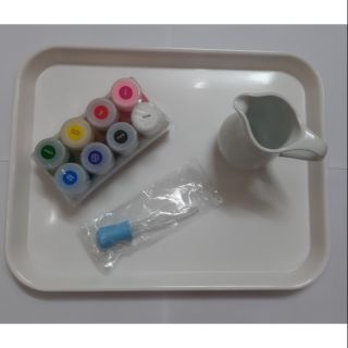 Giáo cụ montessori – Combo thực hành thí nghiệm pha màu nước cho bé.