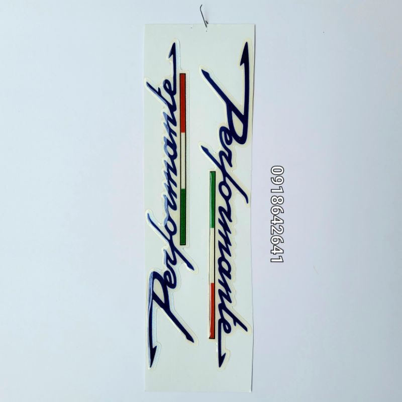 Bộ tem chữ performante nổi đủ màu