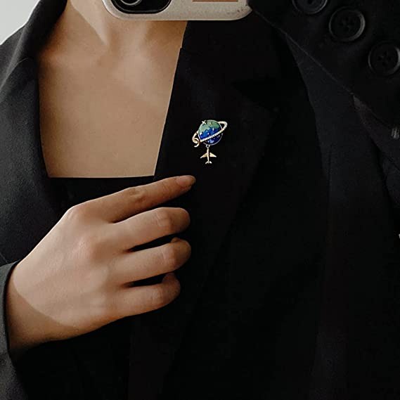 Pin cài áo phong cảnh ánh xà cừ - GC473