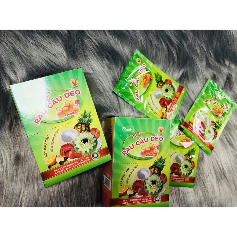 [Mã 77FMCGSALE1 giảm 10% đơn 250K] Bột Rau Câu Dẻo Hoàng Yến 1 Hộp 120g (12 gói) | BigBuy360 - bigbuy360.vn