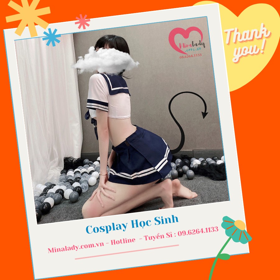 Cosplay Sexy Học Sinh -Váy Ngủ Sexy Gợi Cảm Quyến Rũ