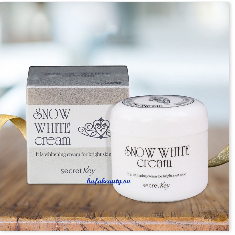 [Mã giảm giá] Bộ sản phẩm dưỡng trắng da mặt và body Secret Key Snow White + Tặng kèm 1 Băng đô tai mèo (ngẫu nhiên)