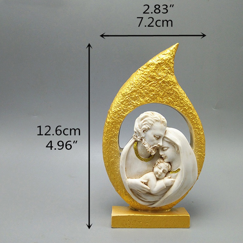 Khuôn Silicone Làm Tượng Chúa Jesus Để Bàn Trang Trí