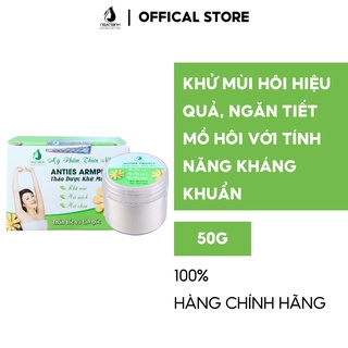 Thảo dược khử mùi hôi nách hôi chân Ngân Bình 50g giúp làm sáng vùng da dưới cánh tay và se khít lỗ chân lông