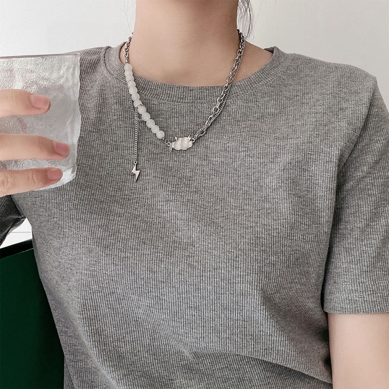 Vòng Tay Chuỗi Hạt Ngọc Trai Giả Và Đám Mây Đơn Giản