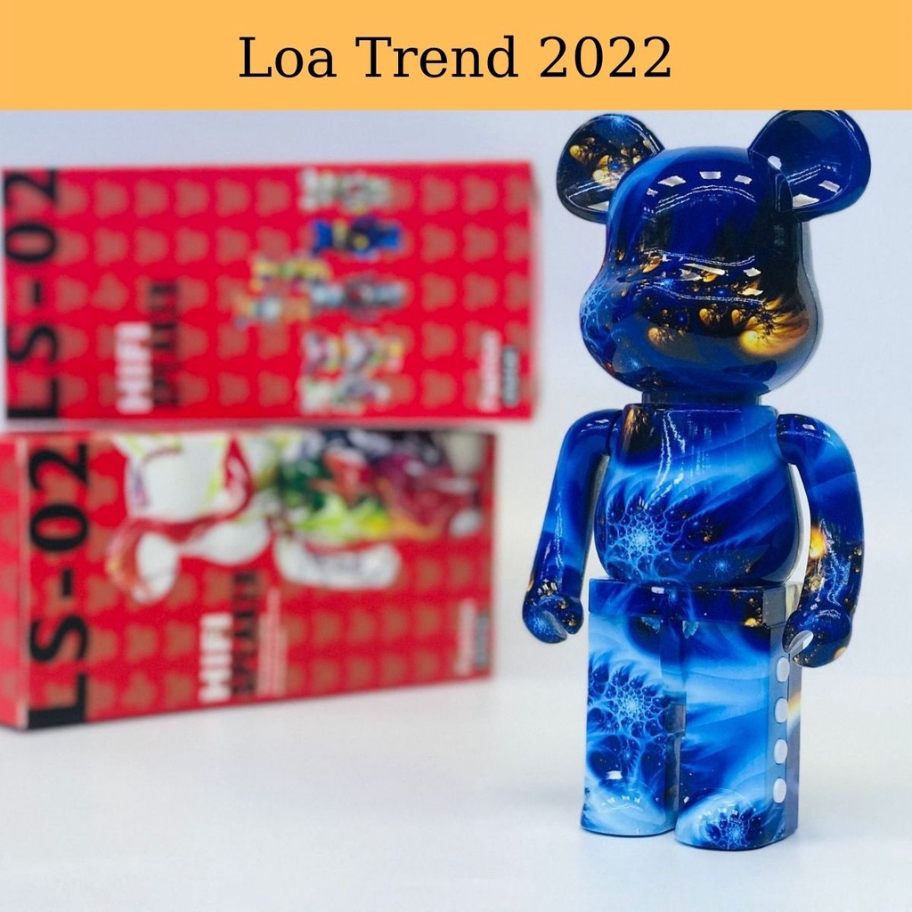 Loa Bluetooth Gấu Bearbrick Di Động Dễ Dàng Mang Theo Chất Liệu Cao Cấp Màu Sắc Cá Tính