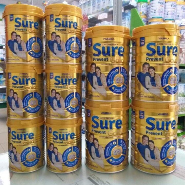 Sữa Bột Vinamilk Sure Prevent Gold Hộp 400g (Dinh dưỡng đầy đủ và tăng cường sức khỏe)