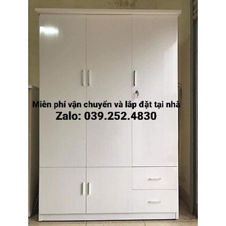 Tủ quần áo 3 cánh - MIỄN PHÍ vận chuyển và lắp đặt tận nhà khu vực nội thành Hà Nội